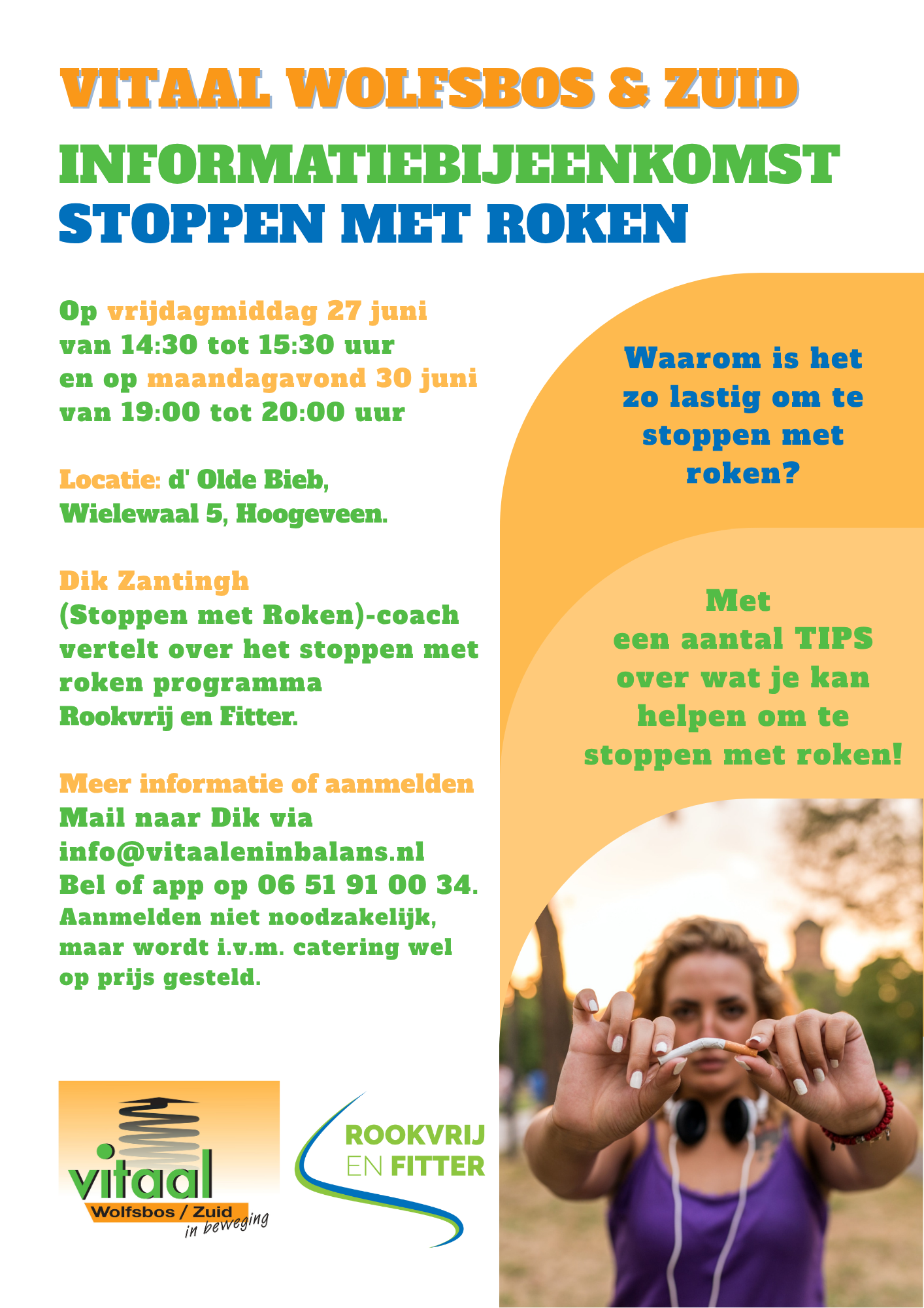 niet roken wolfsbos
