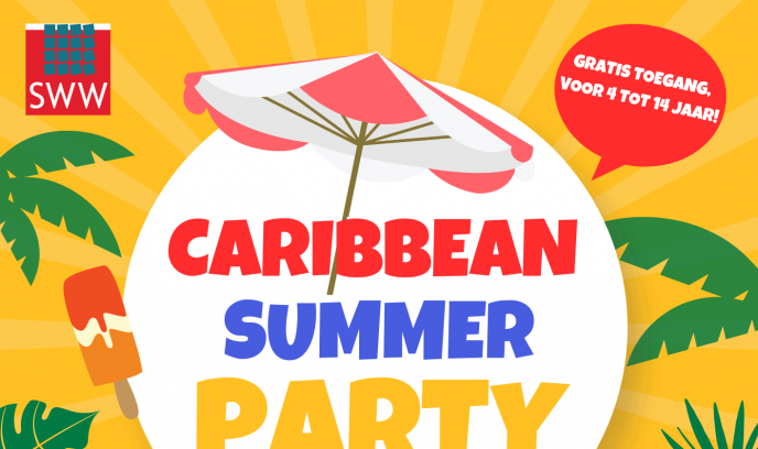 Caribbean summerparty in Wolfsbos