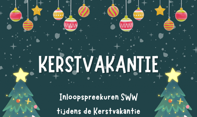 Inloopspreekuren SWW tijdens kerstvakantie