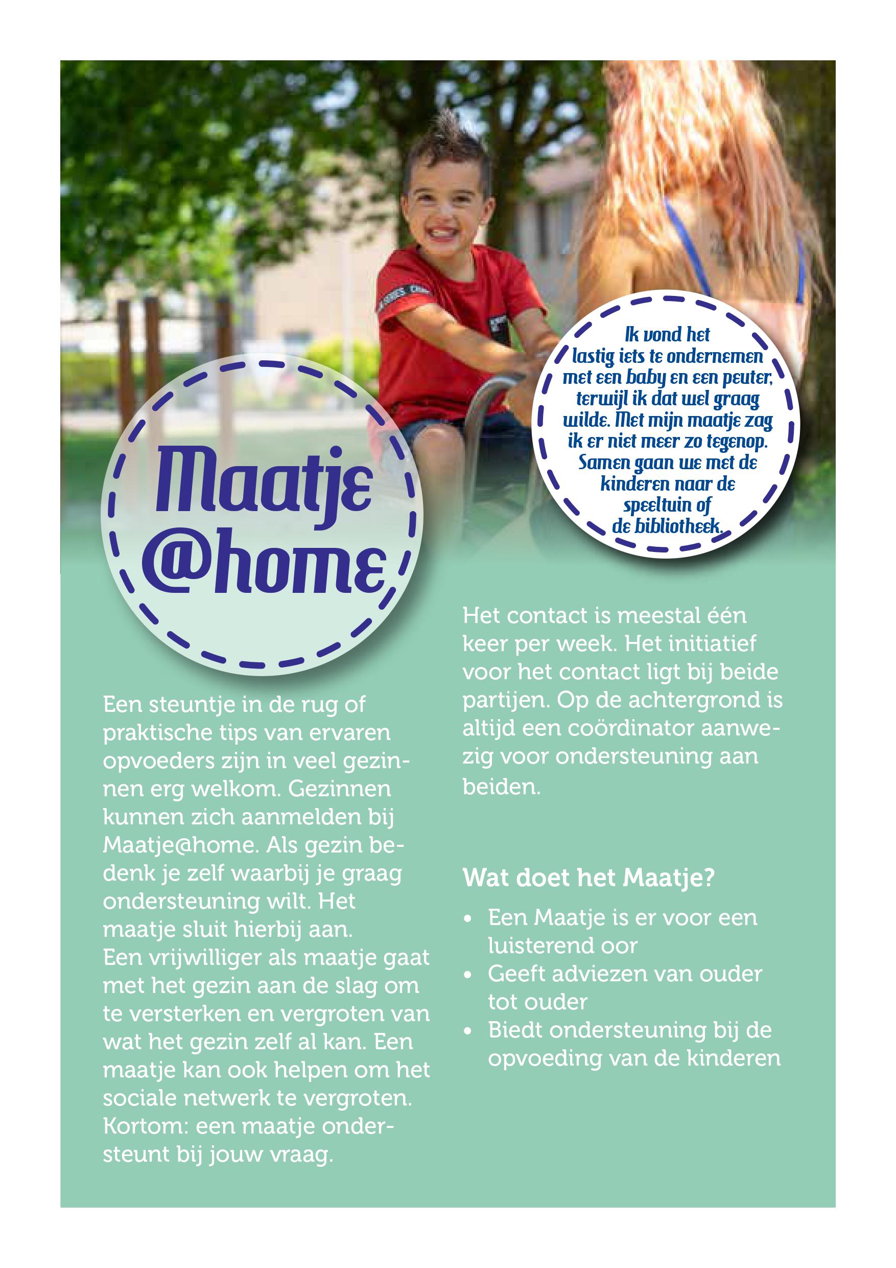 Flyer Maatje@home