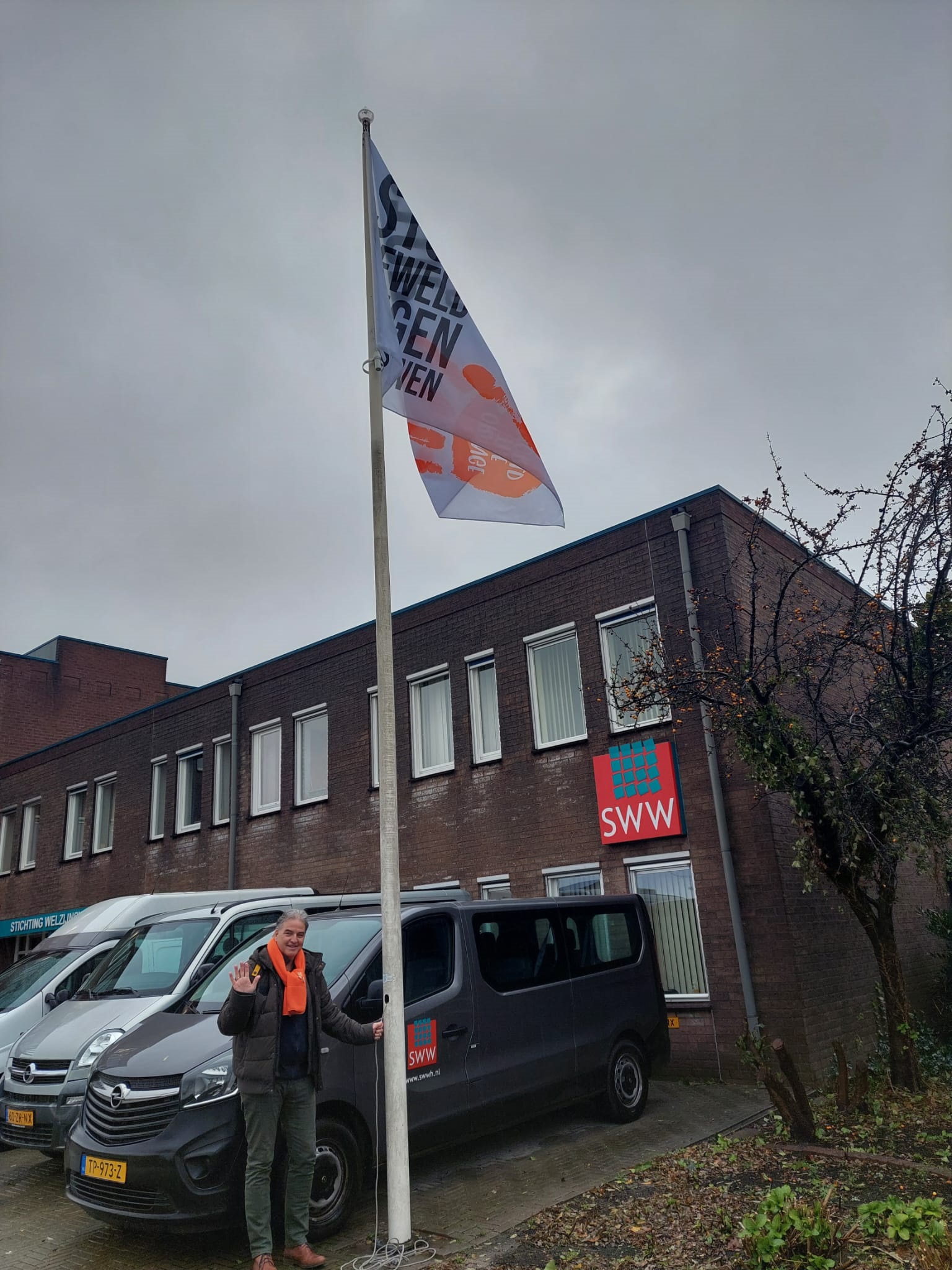 vlag hijsen