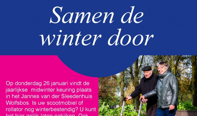 Midwinterkeuring voor alle bewoners in de wijken Wolfsbos & Zuid
