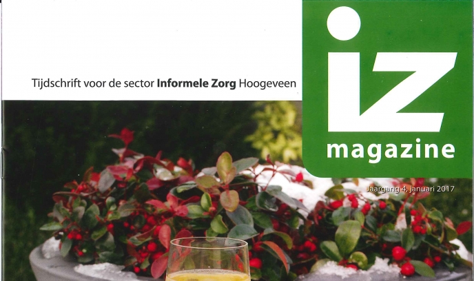 IZ magazine januari 2017 verschenen