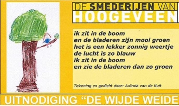 “Gedichtenpad ‘de Wijde Weide’ opent op 5 juli”