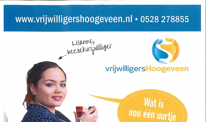Vrijwilligersmarkt Hoogeveen op 7 oktober as.