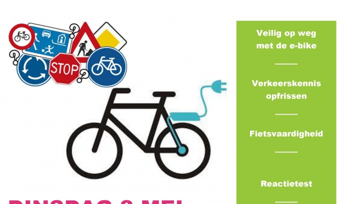 Veilig op weg met de e-bike op 8 mei in Het Knooppunt