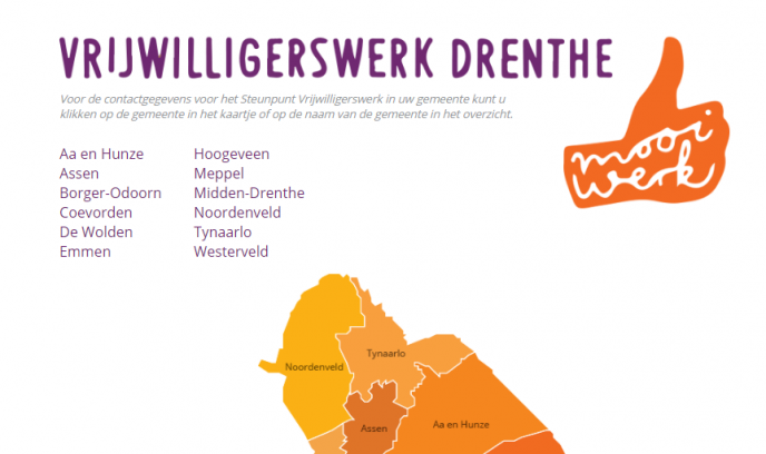 Drenthe bedankt alle vrijwilligers! Ook jou… omdat jij er toe doet!