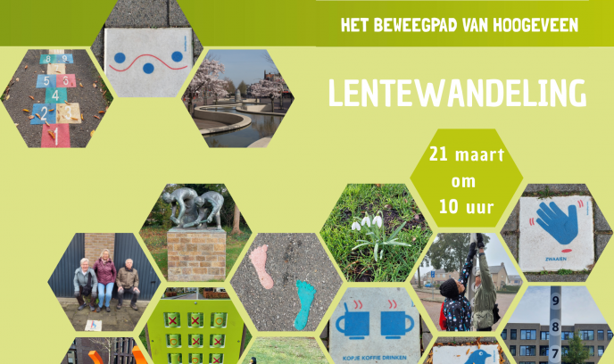 Lentewandeling Beweegpad Hoogeveen