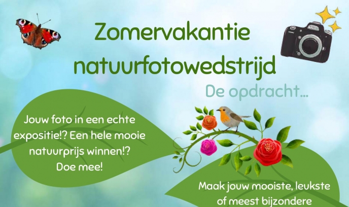 Zomervakantie natuurfotowedstrijd voor de jeugd