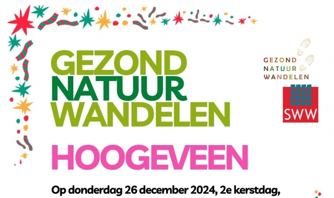 GEEN Gezond Natuur Wandelen op 26 december