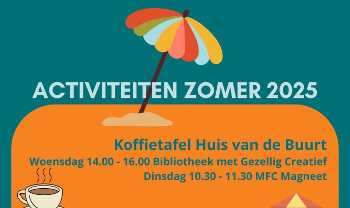 Zomerontmoetingen Huis van de Buurt starten weer