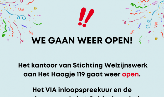 Stichting Welzijnswerk heropent locatie Het Haagje