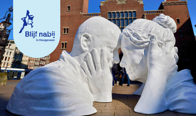 Feestelijke onthulling kunstwerk Blijf Nabij in Hoogeveen